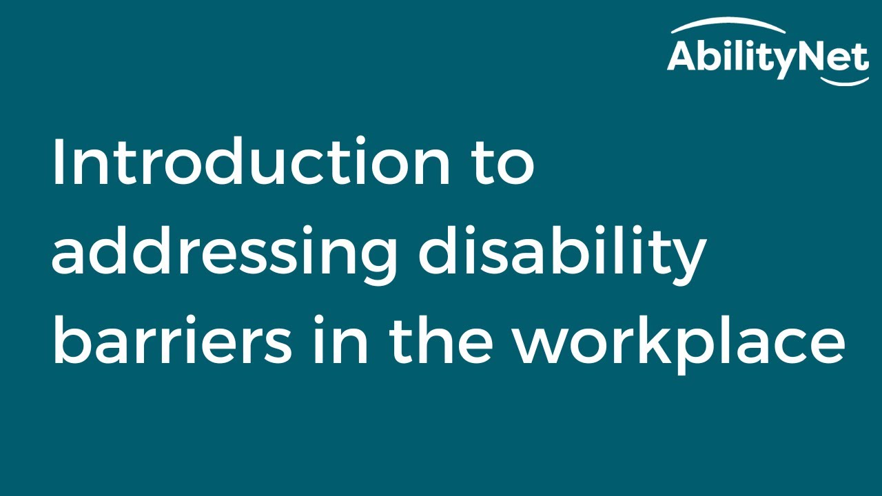 What are the barriers to accessibility for people with disabilities ...