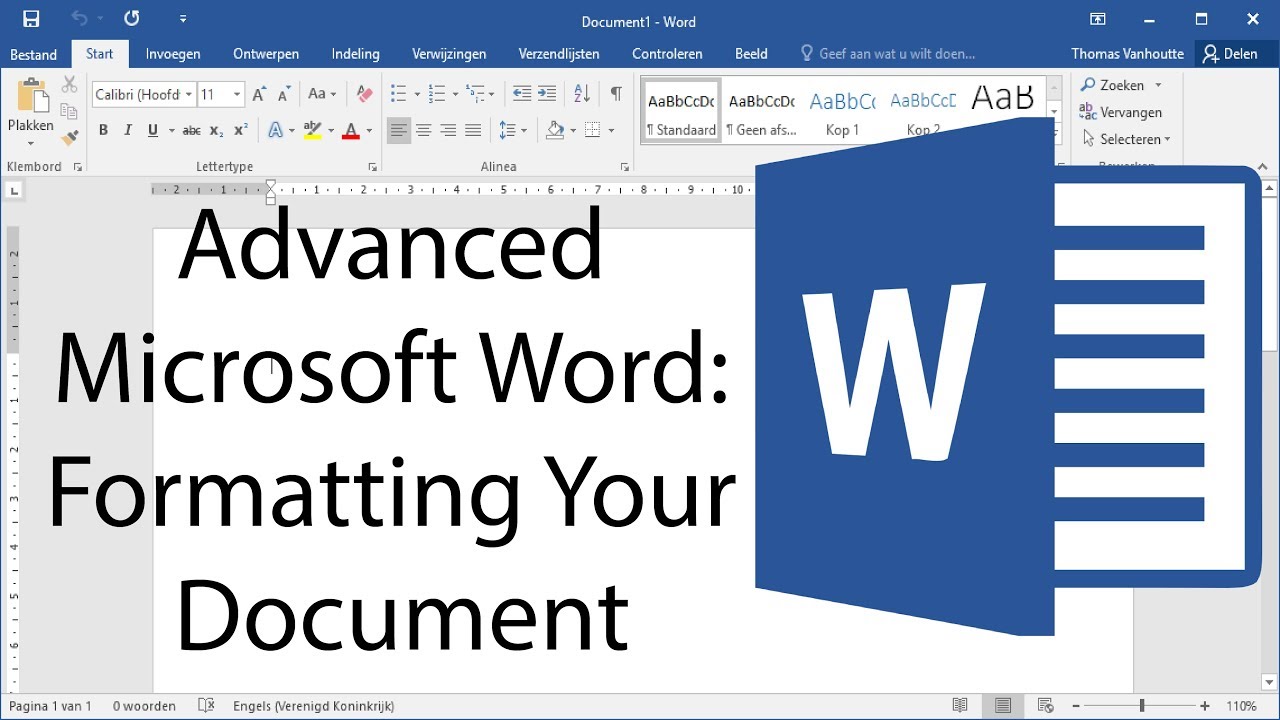 What are the rules for formatting a document in your travel